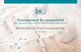 PROPOSTES DE POLÍTICA MUNICIPAL - Fundacio Bofill...polítics, coalicions electorals, equips de govern, responsables de les admi - nistracions públiques i a totes aque - lles persones