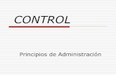 CONTROL - Aprendiendo Administración...ETAPAS DEL PROCESO DE CONTROL (Koontz – Weihrich) El proceso de control consta de 3 pasos: 1.Establecimiento de estándares (objetivos) 2.Medición