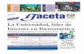 Acervo histórico del cómputo en la UNAM - ISEÑO números ......8 de marzo de 2007 1 La Universidad, líder de Internet en Iberoamérica Ciudad Universitaria 8 de marzo de 2007 Número
