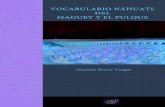 VOCABULARIO NÁHUATL DEL · 2015. 5. 26. · El presente vocabulario contiene de manera alfabética las voces registradas con raíces náhuatl y otomí, colocando una explicación