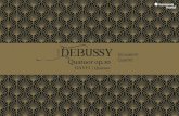 claude Debussy Jerusalem Quatuor op. 10 Quartet · 2019. 3. 15. · Crickboom, Léon van Hout et Joseph Jacob –, les créateurs du Quatuor le 29 décembre 1893 lors d’un concert
