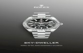 Sky-Dweller - RolexEl Sky-Dweller está equipado con el calibre 9001, un movimiento mecánico de cuerda automática completamente desarrollado y manufacturado por Rolex. Presentado