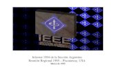 Informe 1994 de la Sección Argentina Reunión Regional 1995 – … · 2010. 12. 20. · Ing. Humberto R. Ciancaglini Ing. Luis F. Rocha Ing. Herman Dolder . Ing. Lirio A. Pereyra