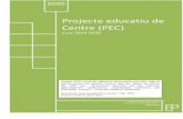 Projecte educatiu de Centre (PEC) · Centre (PEC) Curs 2019-2020 2020 Equip Directiu de Centre INS Santa Coloma de Farners 03/04/2020 Aquest PEC recull els diferents documents que