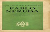 Los verso más populares dse PABLO NERUDA...Pablo Neruda Edición del cincuentenario EDITORA AUSTRAL Es propiedad Insc: N.9 16407 1904-1954 Dibujo d Nemesie Antúrieo z Indice Farewel!