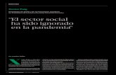 El sector social ha sido ignorado en la pandemia...Xavier Puig (Barcelona, barrio de Sants, 1963) es educador social, dirige la asociación CEPS y lleva 20 años ligado a plataformas