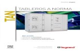 TABLEROS A NORMA - Grupo Legrandlegrand.com.pe/wp-content/uploads/2018/03/CATALOGO-T...El tablero a norma está diseñado, construído y ensayado para garantizar la mínima probabilidad