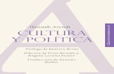 13 Hannah Arendt - Universidad Autónoma del Estado de Morelosinvestigacion.uaem.mx/.../cultura_politica.pdf · 2020. 6. 10. · Cultura y política 13 Hannah Arendt Esta edición