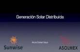 GeneraciónSolarDistribuida - LAB Mexico · 2019. 12. 13. · Mexicana #1 en el 2017 •Fundador de Sunwise -empresa de Software Yucateca, enfocada al sector energetico renovable.