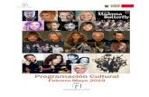 Programación Cultural - Talavera · 2019. 3. 19. · es el JAZZ de LA MAGIA DE LA MENTE, del MENTALISMO, de las ILUSIONES MENTALES. 29 años de vida desarrollando nuevas ideas y