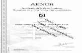 Certificado AENOR de Producto...2017/12/22  · Certificado AENOR de Producto Materiales de arcilla cocida para construcción Rafael GARCÍA MEIRO Director General AAENOR INTERNACIONAL