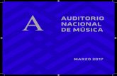 AUDITORIO NACIONAL DE MÚSICA...A. VIVALDI: Concierto para oboe y orquesta Solista: Pablo Pons (Ganador del Concurso Talentos Solistas 2016) W. A. MOZART: Concierto en Sol para violín