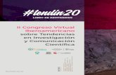 II Congreso Virtual Iberoamericano sobre Tendencias en ......Fontaines-Ruiz T., Pirela J., Maza-Cordova J., Vergara Fregoso, M., (Ed) (2020). Libro de Resúmenes del Congreso Virtual
