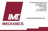 Presentación de PowerPoint - IMT Mechanicsimtmechanics.com/presentacion.pdf · 2020. 1. 15. · imt mechanics s de rl de cv. av 15 de mayo no.31-a col. maestro federal puebla,puebla