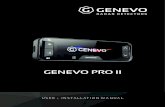 GENEVO PRO II...GENEVO PRO II CONTROL UNIT DIAGRAM: 12 13 A) GENEVO PRO II CONTROL UNIT The control Unit is usually placed in a fuse box, in a space above pedals, using stripping tape