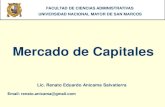 Mercado de Capitales - Weeblymdo-cap-2013-ii.weebly.com/uploads/2/2/7/8/22781228/...MERCADO DE CAPITALES - UNMSM Mercado de Capitales FACULTAD DE CIENCIAS ADMINISTRATIVAS UNIVERSIDAD