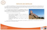 RUTA DE LOS CASTILLOS - tu-guia.es › pdf-rutas › ruta-de-los-castillos.pdf · Mezcla de varios castillos entre Alcarria y Sierra de Guadalajara Es una ruta planteada para realizar