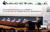 Fundamental para el IMP de ingenieros químicos Síguenos en las redes sociales: Edición descargable para dispositivos móviles Instituto Mexicano del Petróleo @IMPetroleo Instituto