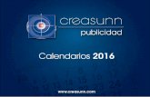 CREASUNNcreasunn.com/site/catalogos-promocionales/carpeta... · 2018. 8. 26. · Te ofrecemos el Calendario Planeador y el Calendario de Escritorio, este último con 3 diferentes