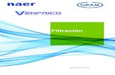 Filtración - Venfricovenfrico.com/wp-content/uploads/2019/01/GRAM_catalogo...AFK2, para filtro compacto F9 + H13 o carbón, conexión 400 mm. • Se suministran completamente montados