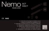 SCT WSCT - Motores Nice · 2019. 4. 1. · Paso 2 - Memorización del sensor y verificación de la memorización 3 3 10 ... ras y similares, que utilicen centrales y motores tubu-lares
