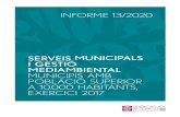 SERVEIS MUNICIPALS I GESTIÓ MEDIAMBIENTAL ...aquest informe de fiscalització horitzontal relatiu a serveis municipals i gestió mediambiental en els cent vint-i-un municipis amb
