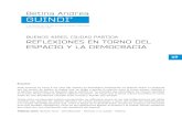 Betina Andrea Guindi - CEC.Socialescec.sociales.uba.ar/wp-content/uploads/sites/15/2016/12/... · 2016. 12. 23. · Betina Andrea Guindi* REFLEXiOnES En TORnO dEL ESPACiO Y LA dEMOCRACiA