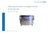 NH78455 SP MU ESPACE Rév A 11-2016 - Cryopal€¦ · Compruebe a diario la ausencia de escarchado en el cuello del dispositivo o en la cubierta exterior. En caso de estar presente,