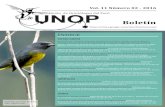Unión de Ornitólogos del Perú...Conservación Regional Humedales de Ventanilla (2008 – 2016). Boletín de la Unión de Ornitólogos del Perú (UNOP), 11 (2): 19-21. Rosario López