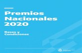 MINISTERIO DE CULTURA Premios Nacionales 2020 · 2020. 12. 29. · Premios Nacionales 2020 Bases y Condiciones MINISTERIO DE CULTURA Resolución 1851/2020 RESOL-2020-1851-APN-MC Ciudad