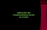 Aplicación del Constructivismo Social en el Aula · 2020. 1. 16. · Constructivismo Social en el aula. El Constructivismo es un tema de moda, en varios espacios se escucha hablar