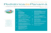 Abril, Volumen 38, Número 1, 2009. PediátricadePanamá · 2009. 6. 4. · Abril, Volumen 38, Número 1, 2009. Fundada en 1967 como Boletín de la Sociedad Panameña de Pediatría