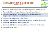 INTELIGENCIA DE NEGOCIO...1 INTELIGENCIA DE NEGOCIO 2020 - 2021 Tema 1. Introducción a la Inteligencia de Negocio Tema 2. Minería de Datos. Ciencia de Datos Tema 3. Modelos de Predicción: