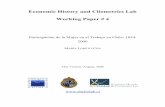 4 - Economic History & Cliometric Lab - Pontificia Universidad Católica de Chilecliolab.economia.uc.cl/docs/wp/wp_04.pdf · 2015. 10. 28. · Participación de la Mujer en el Trabajo