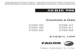 FAGOR, CG9-60...DESPIECES DEL SERVICIO TECNICO SERIE 900 Cocinas a Gas CG9-20 CG9-40 CG9-60 CG9-41 CG9-61 CG9-82 ENERO, 1999 FAGOR Fagor Industrial, S. Coop.CG9-20 …