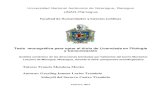UNAN-Managuarepositorio.unan.edu.ni/10932/1/9217.pdfUniversidad Nacional Autónoma de Nicaragua, Managua UNAN-Managua Facultad de Humanidades y Ciencias Jurídicas Tesis monográfica