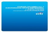 CITIBANK COLOMBIA S.A. Y SUBORDINADAS GRUPO … · 2020. 5. 26. · Estados Financieros Consolidados 2019 | Citbank Colombia 1 CITIBANK COLOMBIA S.A. Y SUBORDINADAS GRUPO EMPRESARIAL