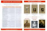 Biblioteca Castro | Autores Clásicos Españolesfundcastro.org/wp-content/uploads/2014/11/PROMOCION-DE... · 2020. 12. 28. · (TomosI-VI) Total 6 libros NARRATIVA PARDO BAZÁN (Tomos