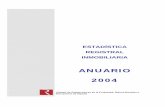 ESTADSTICA REGISTRAL INMOBILIARIA · Estadística Registral Inmobiliaria Anuario 2004 8. Distribución del volumen de nuevo crédito hipotecario por tipo de bien inmueble 63 8.1.