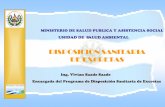 DISPOSICION SANITARIA DE EXCRETASdisam.salud.gob.sv/archivos/pdf/excretas/excretas.pdfArt. 4 numeral 5 Promoción y desarrollo de programas de salud, como Saneamiento Ambiental, prevención