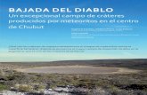 ARTícuLO BAJADA DEL DIABLO - Ciencia Hoy · El campo de cráteres de Bajada del Diablo El conjunto de estructuras de impacto reconocidas en el sitio de Bajada del Diablo (así llamado