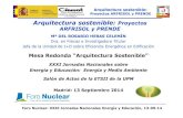 Arquitectura sostenible: Proyectos ARFRISOL y PRENDE · 2017. 2. 13. · Arquitectura sostenible: Proyectos ARFRISOL y PRENDE Foro Nuclear: XXXI Jornadas Nacionales Energía y Educación,