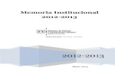 2012-2013 MIVAH-2012... · 2020. 5. 6. · ORGANIGRAMA VIGENTE ... CUMPLIMIENTO GENERAL DE METAS DEL MINISTERIO ..... 115 Articulación de metas del PAO 2012 con Acciones Estratégicas