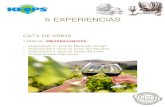 5 EXPERIENCIAS - Turisticos Keopsturisticoskeops.com/userFiles/files/5 EXPERIENCIAS.pdf · 2019. 4. 12. · ARTE: QUESO Y VINO 9 HORAS / PROXIMAMENTE Cabalgata en Puerta del Lobo