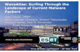 WaveAtlas: Surfing Through the Landscape of Current Malware … · 2015. 11. 26. · Koobface, Conficker, Cutwail, Ramnit, Storm Worm, Waledac For each of them, we analyzed 100 samples