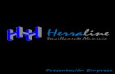 Presentación de PowerPoint - HerralinePerfil de la Empresa Herraline es una empresa mexicana, que se dedica al diseño y comercialización de herrajes de aluminio para ventanas y