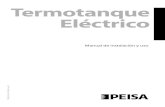 Guía de la Calefacción - Termotanque Eléctrico · 2017. 5. 28. · Manual del Usuario Termotanque Eléctrico - Nombre de Sección 8 2. INSTALACÍON Instalación / Montaje • Instalar