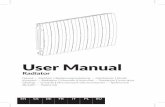 User Manual · 2019. 5. 24. · heating the interiors with normal air humidity and without any corrosive fac-tors (this also applies to bathrooms, kitchens etc.). 4. RADIATOR INSTALLATION