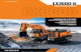EX3600-6 EX3600 · 2016. 2. 3. · No es casualidad que más de un tercio de las excavadoras hidráulicas de minerÍa que se usan en el mundo sean Hitachi. Todas nuestras excavadoras
