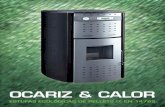 OCARIZ & CALOR - Ferluy · 2012. 2. 5. · para el aire caliente (estufas canalizables). Las termoestufas OCARIZ & CALOR son calderas que pueden utilizarse para calentar agua para